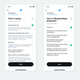 An image with various app screens showing an example of the new reporting process on Twitter.